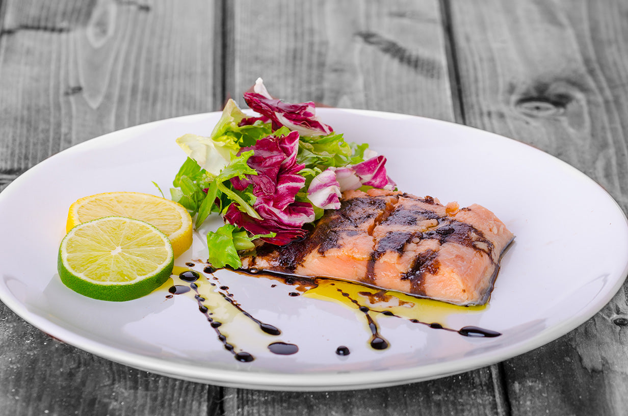 Meyer Lemon & Balsamic Salmon (Easy Lunch/Dinner)