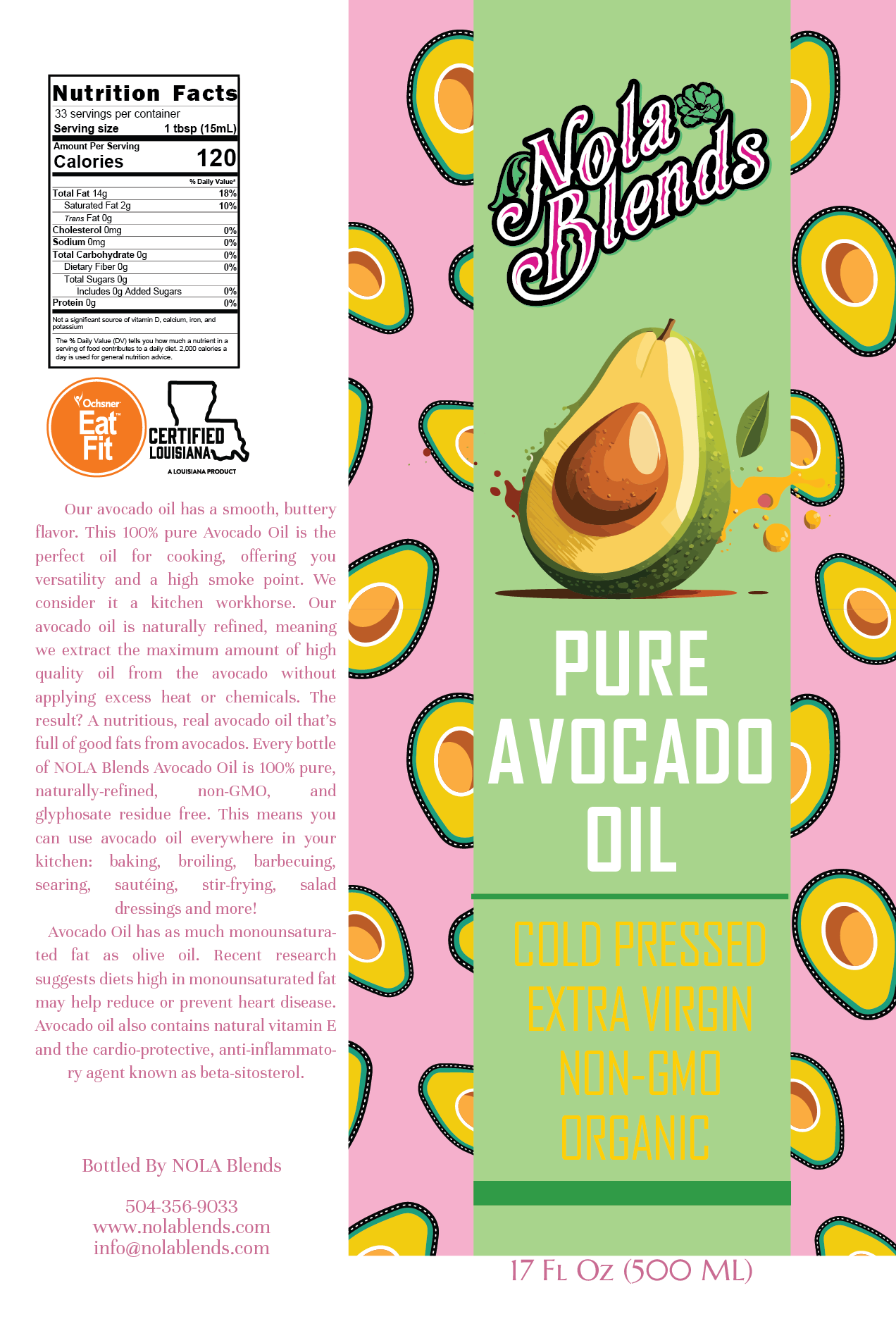 100% Pure Avocado Oil