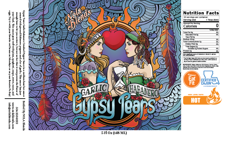 Gypsy Tears - Garlic Habanero Hot Sauce