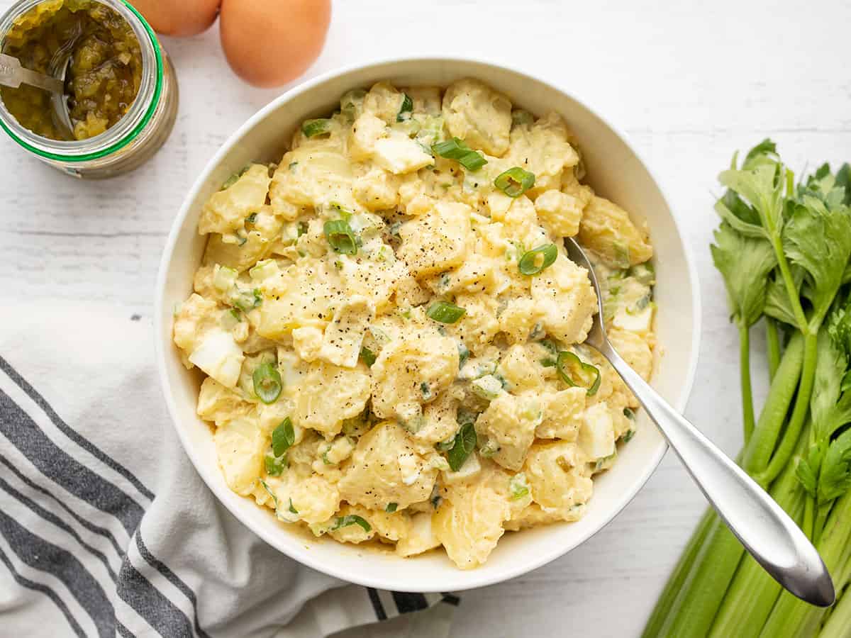 Southern Green Onion Potato Salad