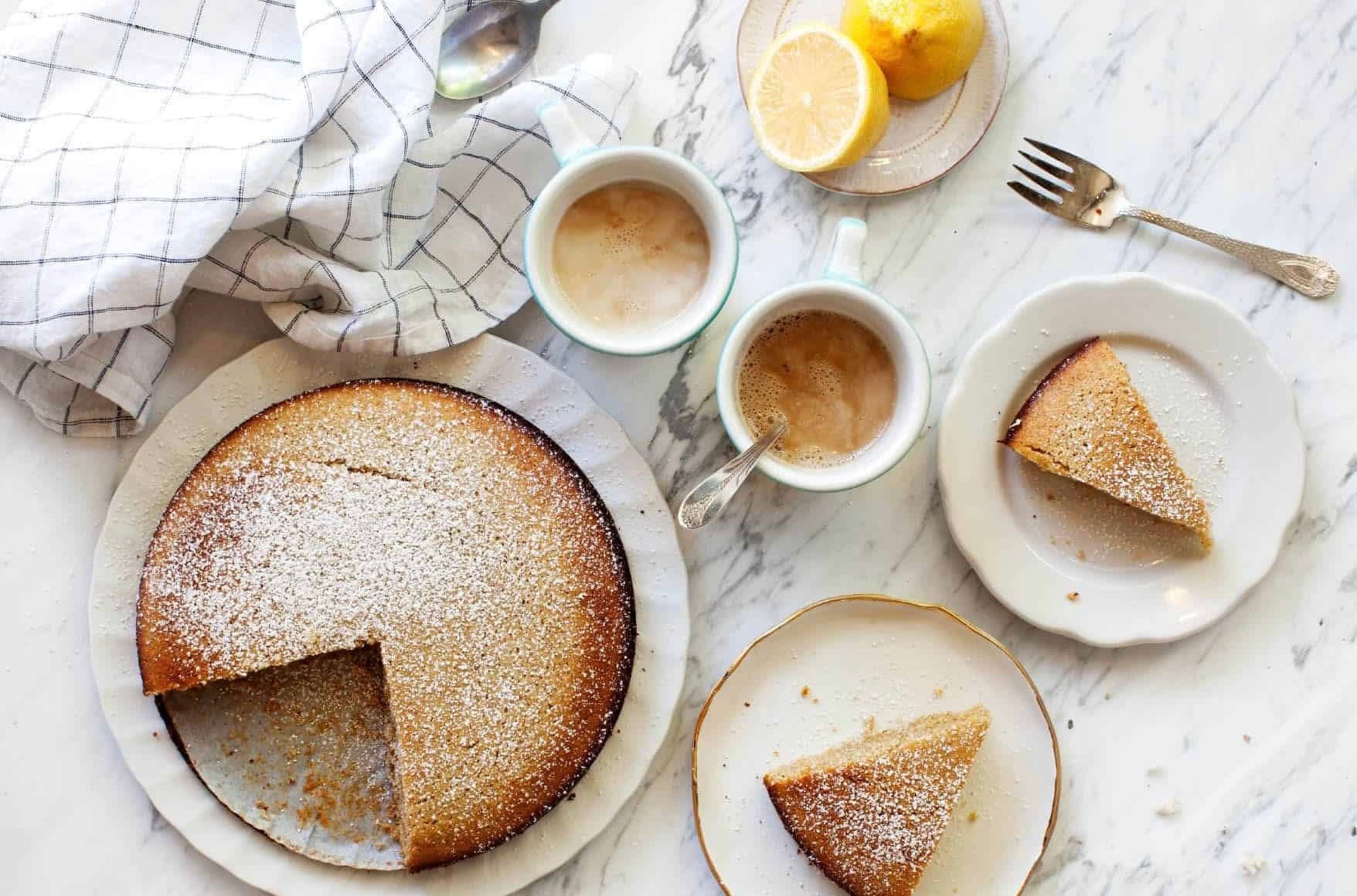 Lemon Drizzle Cake w/ EVOO