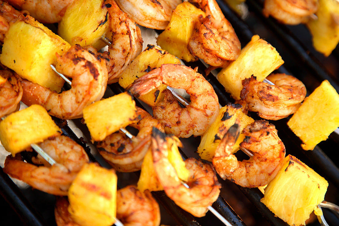 Pineapple Shrimp Skewers (EASY 6 Ingredient Dinner)
