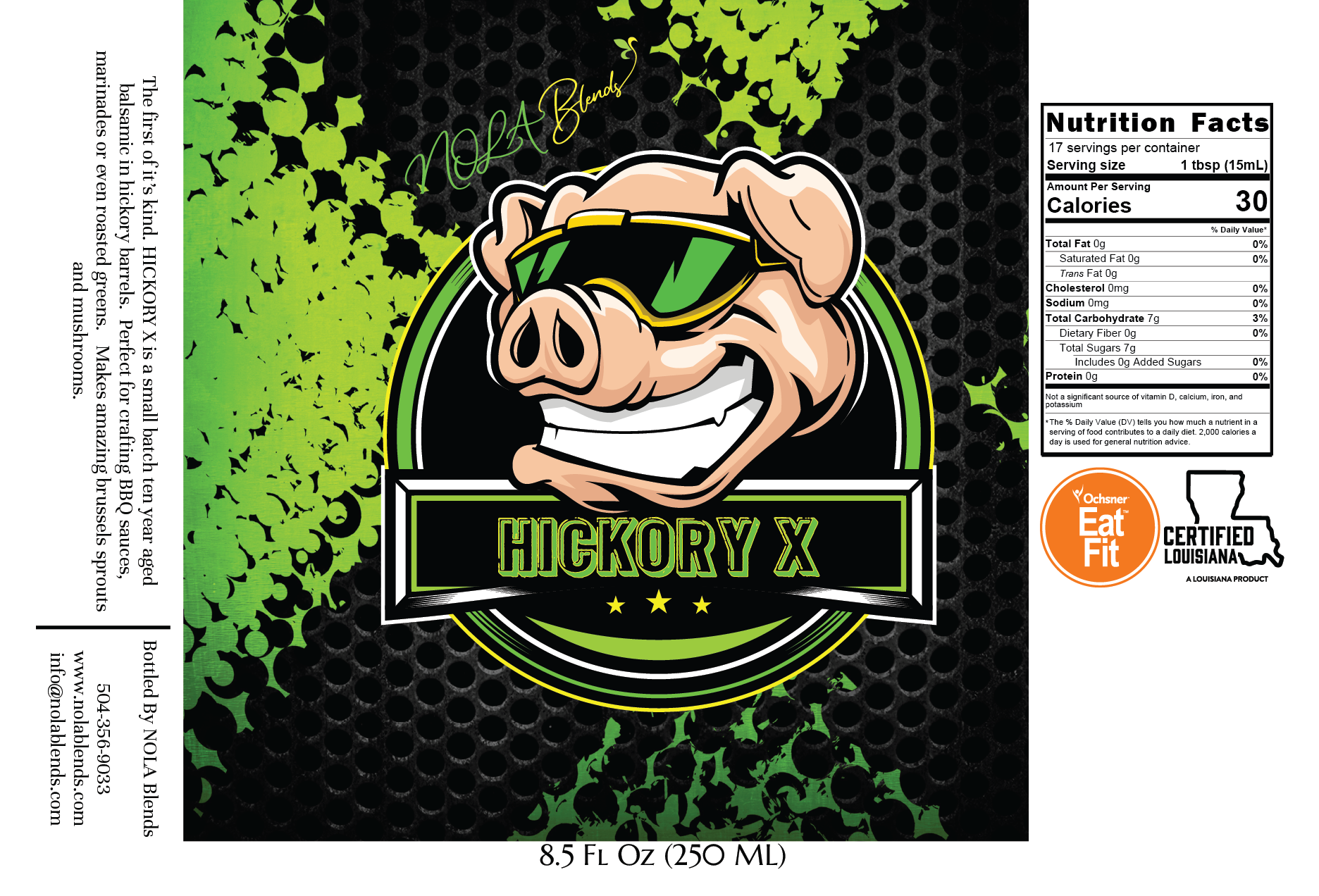 Hickory X - Infused Dark Balsamic Vinegar