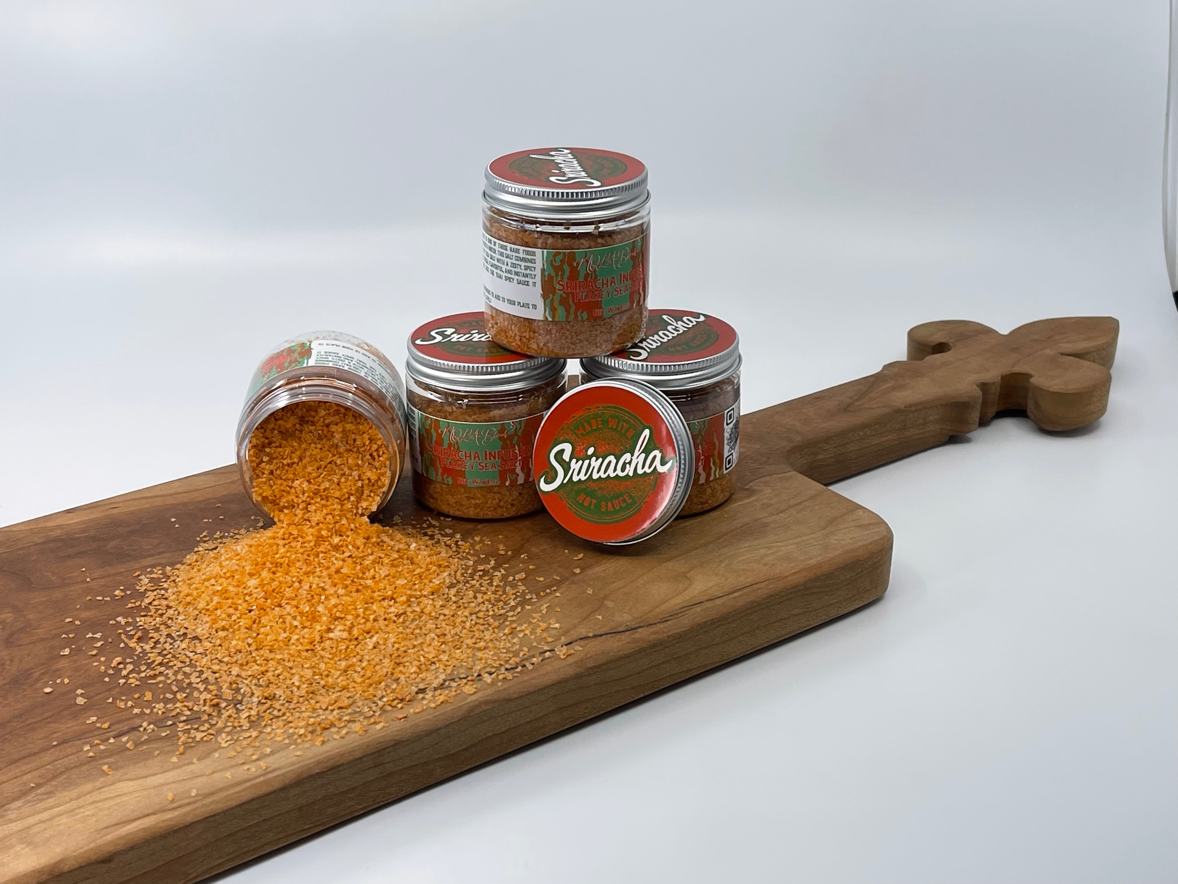 Sriracha Infused - Infused Flakey Sea Salt